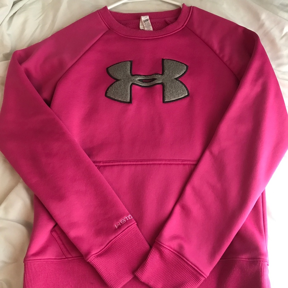 Under Armor Pink Sweatshirt